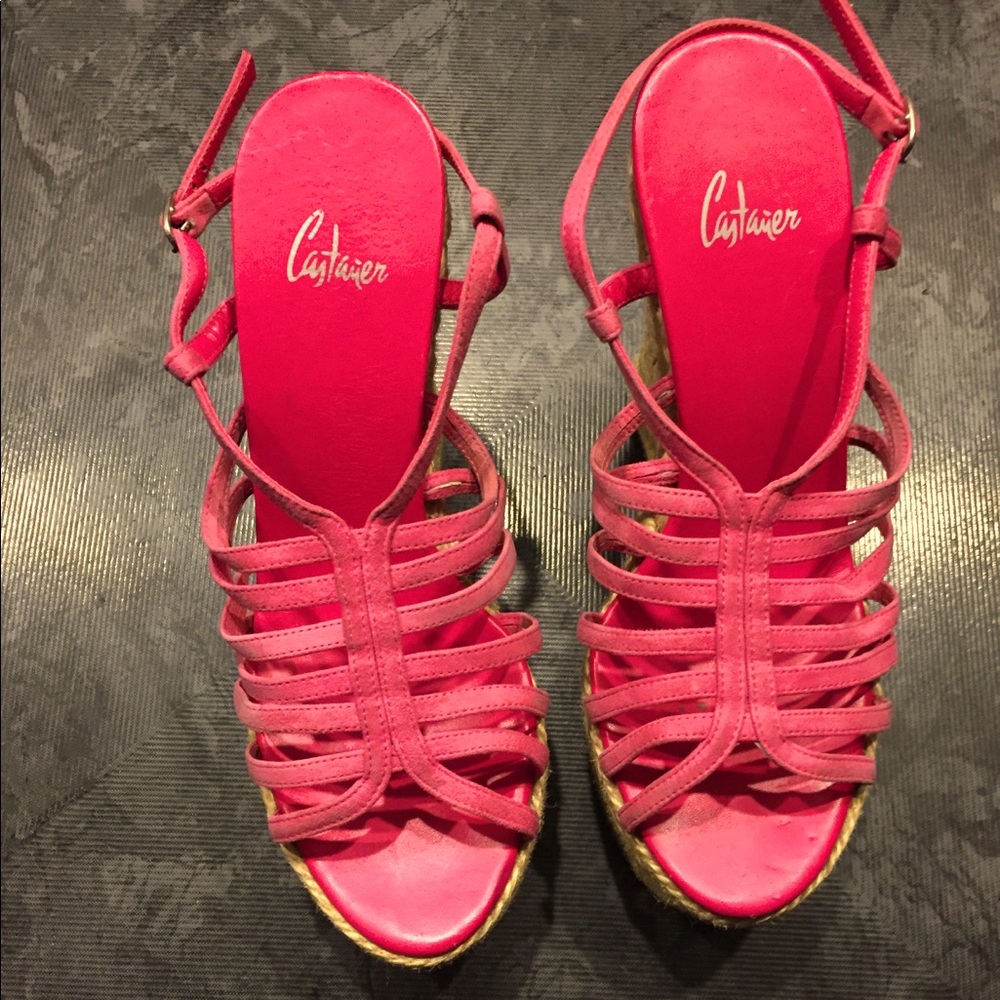Castaner Pink Espadrilles size 36. (5.5-6)
